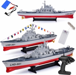 Zdalnie sterowany okręt wojenny LHD-881 w skali 1:390
