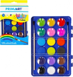 farby akwarelowe ze szczoteczkami w zestawie