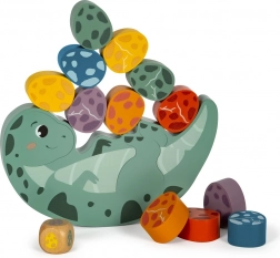 Drewniana gra balansowa Dino