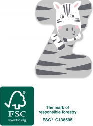 small foot drewniana litera Z