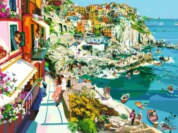 RAVENSBURGER puzzle Romantyka w Cinque Terre – 1500 elementów