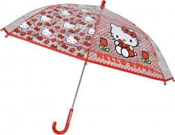Automatyczny parasol Hello Kitty 48 cm czerwony