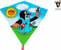 Latający latawiec Krtek plastik 68x73cm