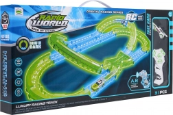 Świecący tor wyścigowy do zabawy w ciemności, 31 elementów