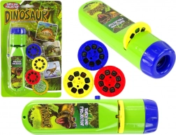 Latarka-projektor z dinozaurami i 24 slajdami