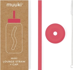 MUUKI Mini Lounge słomka z pokrywką Arbuz