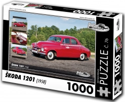 retro-auta puzzle Škoda 1201 – 1000 elementów