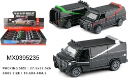 Metalowy transporter samochodów z funkcją pull-back