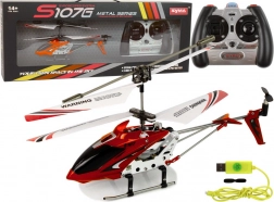 RC helikopter z żyroskopem SYMA S107G czerwony