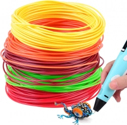 Zestaw wkładów do długopisu 3D – 5 kolorów – Wariant A