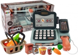 Dziecięca kasa z mikrofonem, dźwiękami i terminalem płatniczym