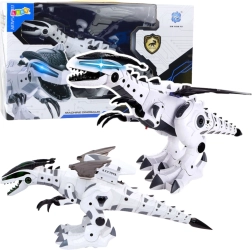 Robotyczny dinozaur ze światłami i dźwiękami na baterie