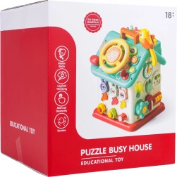 Wielofunkcyjny interaktywny domek dla najmłodszych