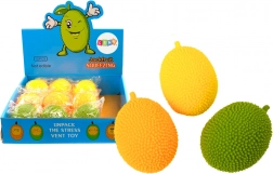 Antystresowa ściskana piłeczka w kształcie jackfruita – rozciągliwa gumowa zabawka