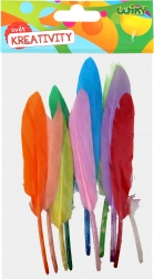 Kreatywny zestaw dekoracyjnych piórek