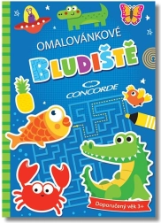 Kolorowankowe labirynty Concorde – zabawne kolorowanki z łamigłówkami dla dzieci