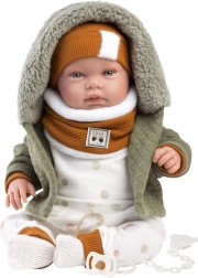 Llorens New Born realistyczna lalka z dźwiękami 44 cm