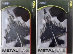 Metalowy samolot z napędem typu pull-back na baterie