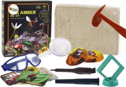 Archeologiczny zestaw Wykopaliska owady w bursztynie