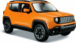 Metalowy model JEEP Renegade pomarańczowy 1:24