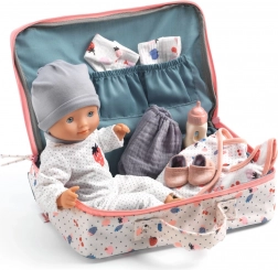 Zestaw prezentowy z kufrem i lalką Vanille DJECO