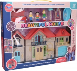 Domek dla lalek z efektami 40 cm zestaw