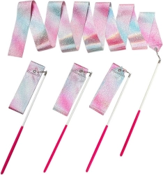 Pastelowa wstążka do gimnastyki i tańca