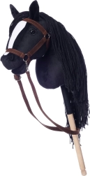 Czarny konik na kiju Hobby Horse Hoppihorse