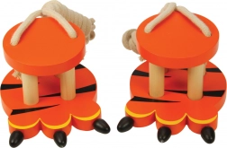 Drewniane Chodzące Łapy Tygrysa