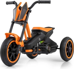 Milly Mally motokart na pedały Rider pomarańczowy