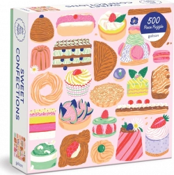 Kwadratowe puzzle Słodkie cukierki 500 elementów GALISON