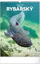 Kalendarz ścienny Wędkarski 2026