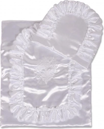 Satynowy zestaw do wózka New Baby 2‑częściowy