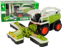 Duży zielony kombajn dla dzieci – plastikowa zabawka