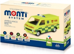 Klocki Monti System Ambulans Renault Trafic model 1:35