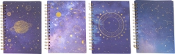Liniowany notes spiralny 15 × 21 cm Zodiac, 100 stron
