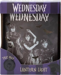 Dekoracyjna lampa Wednesday – gotycki lampion z motywem tańczącej WEDNESDAY