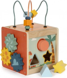 Drewniana Motoriczna Kostka Dino
