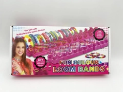 Kreatywny zestaw do tworzenia bransoletek LOOM BANDS – 600 szt.