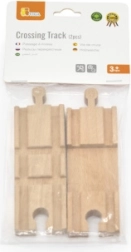 Drewniane tory skrzyżowanie