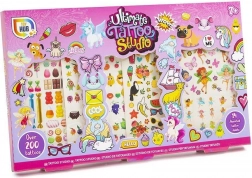 Zestaw tatuaży tymczasowych The Ultimate – różowy