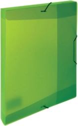 Pudełko z gumką Opaline zielone A5