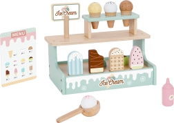 Drewniany stragan z lodami Tooky Toy Łódeczka