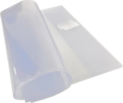 Uniwersalna przezroczysta okładka z samoprzylepnym paskiem