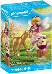 Zestaw figurek PRINCESS MAGIC 71844 złote źrebię z wróżką