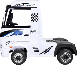 Elektryczna ciężarówka TIR Mercedes‑Benz Actros dla dzieci – Biały