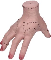 karnawałowy dodatek ręka Addamsa z lateksu