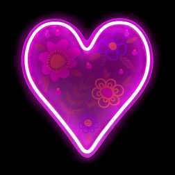 LED neonowe światło serce 2Kids Toys