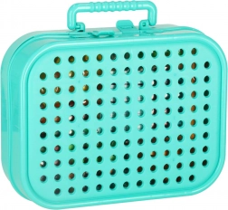 Kreatywna mozaika w kufrze z wkrętarką akumulatorową – zestaw konstrukcyjny dla dzieci – Dinozaur