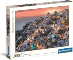 clementoni puzzle 1000 elementów hq – odcienie santorynu